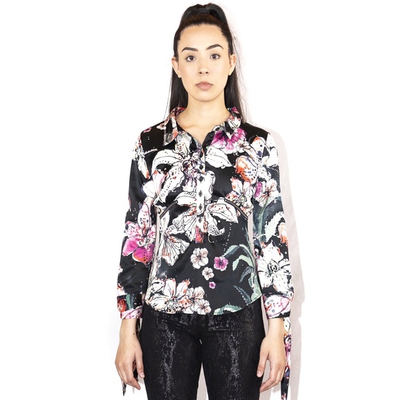Roberto Cavalli Silk Top Size 42 - Picture 1 of 2